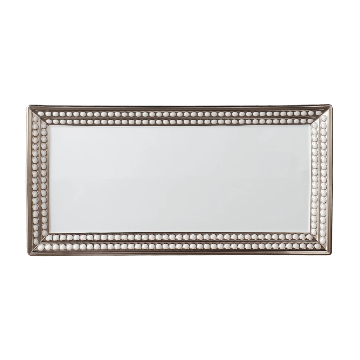 L'Objet, Perlée platinum, Rectangular platter