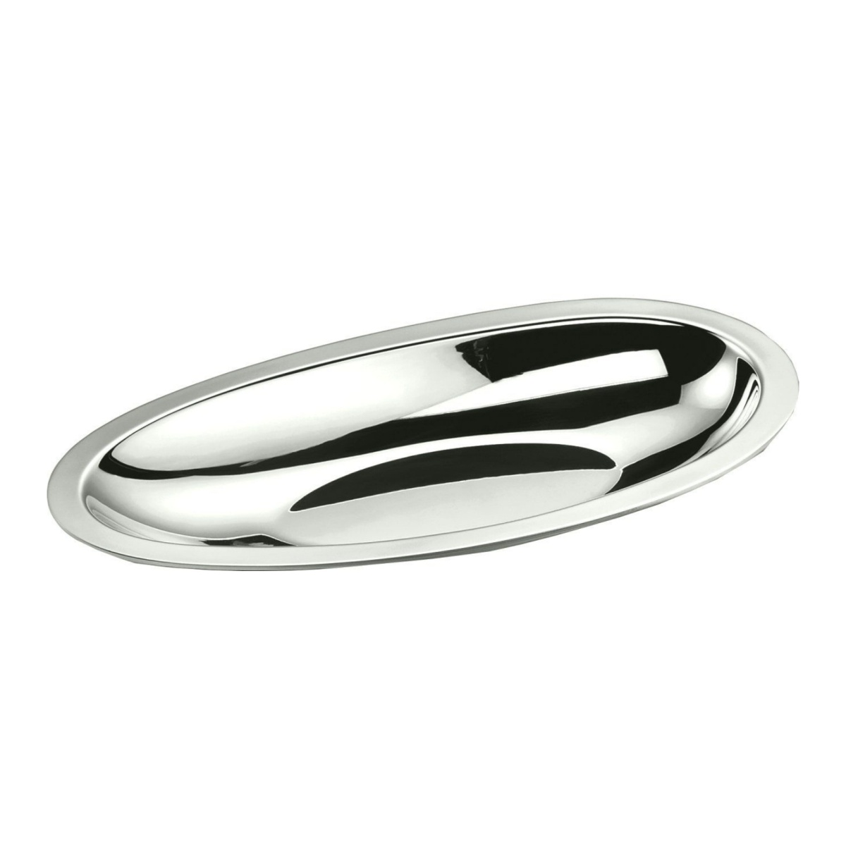 Schiavon, Essentia plates and bowls, silver plated, Asymmetric bowl