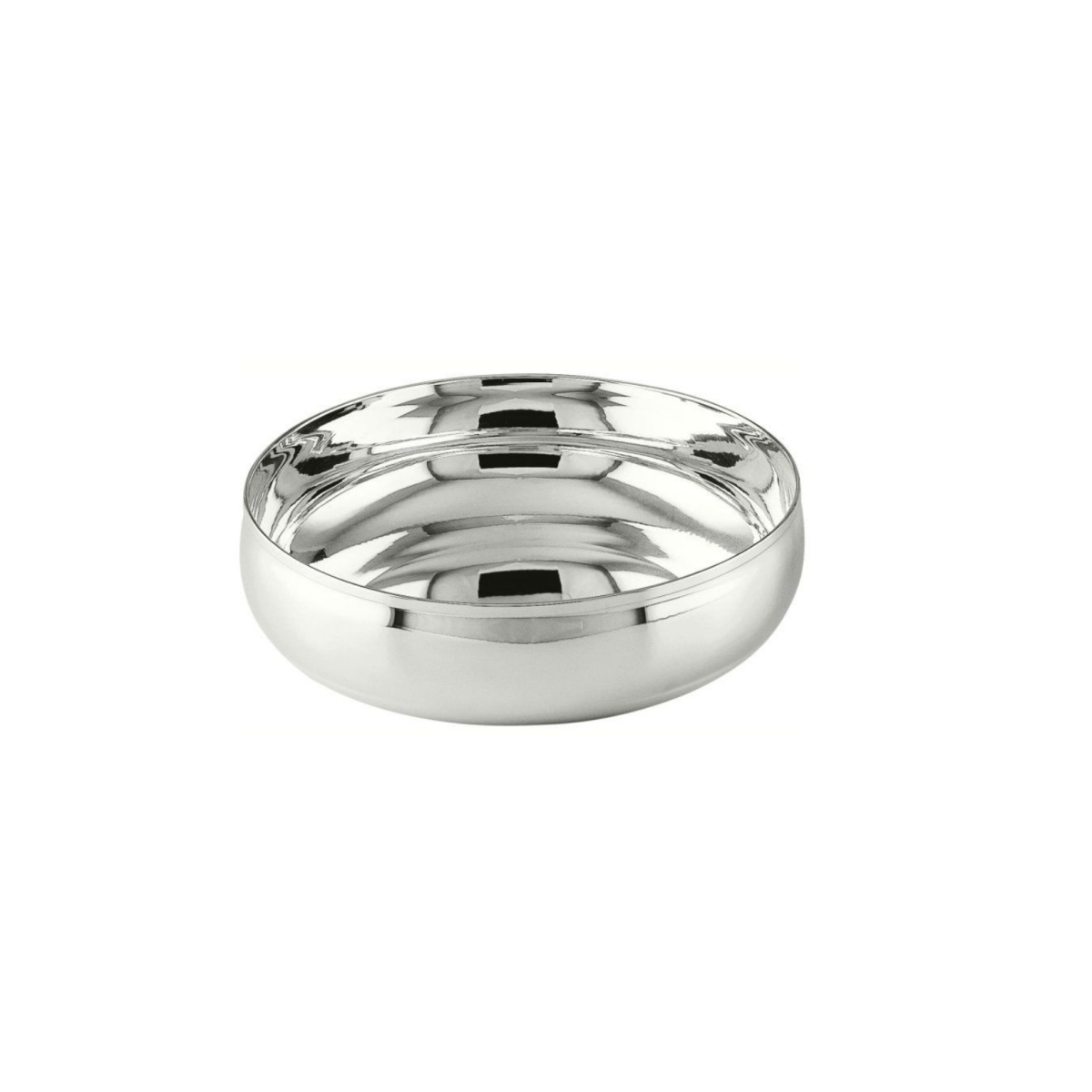 Schiavon, Essentia plates and bowls, silver plated, Round bowl