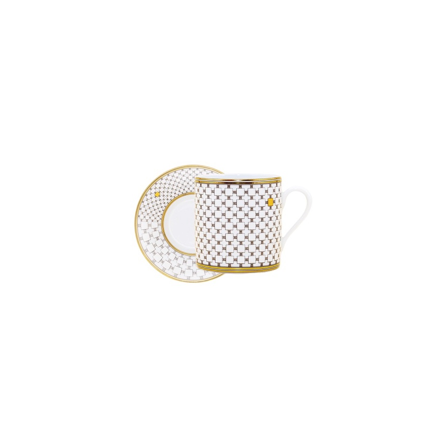 Robert Haviland & C. Parlon, Home Gold, Coffee cup & saucer