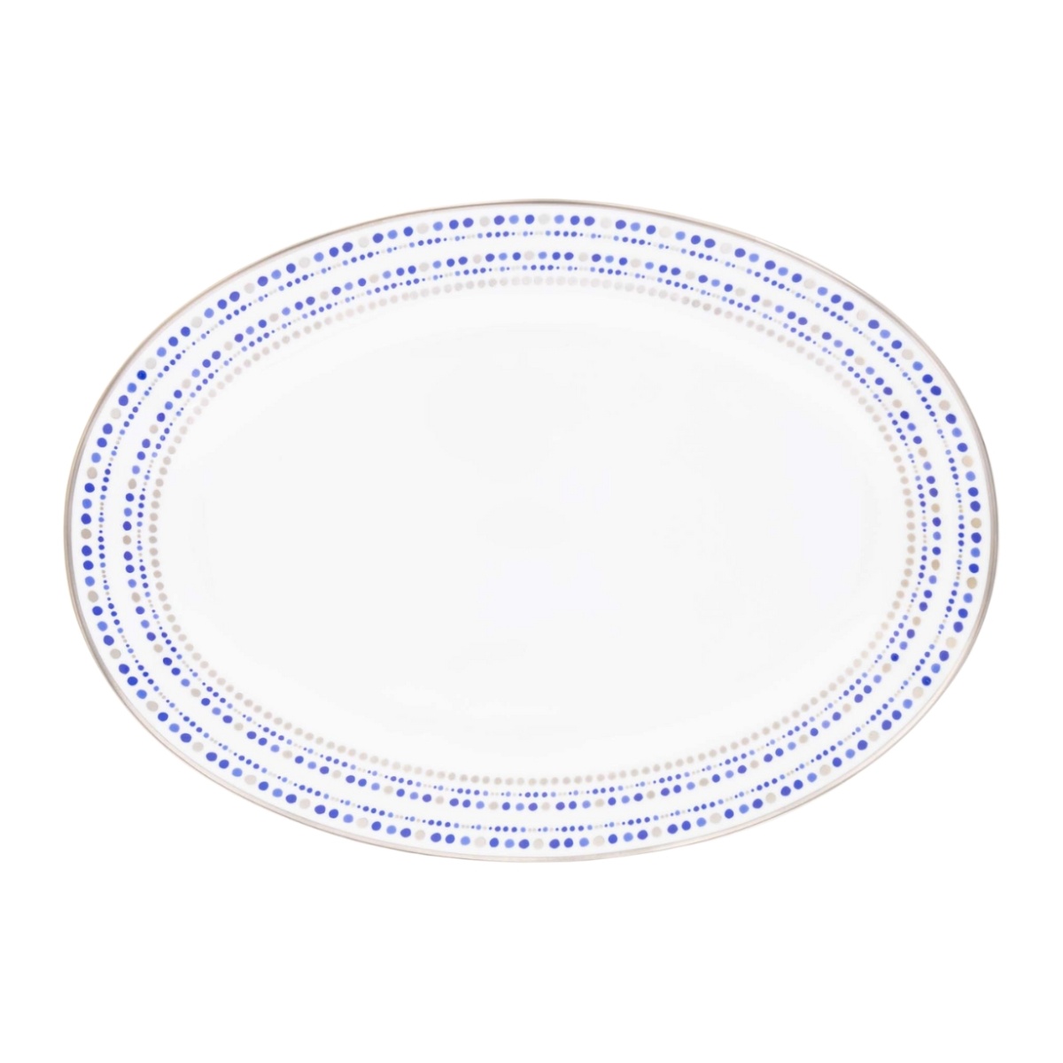 Robert Haviland & C. Parlon, Toscana Indigo, Oval platter, large