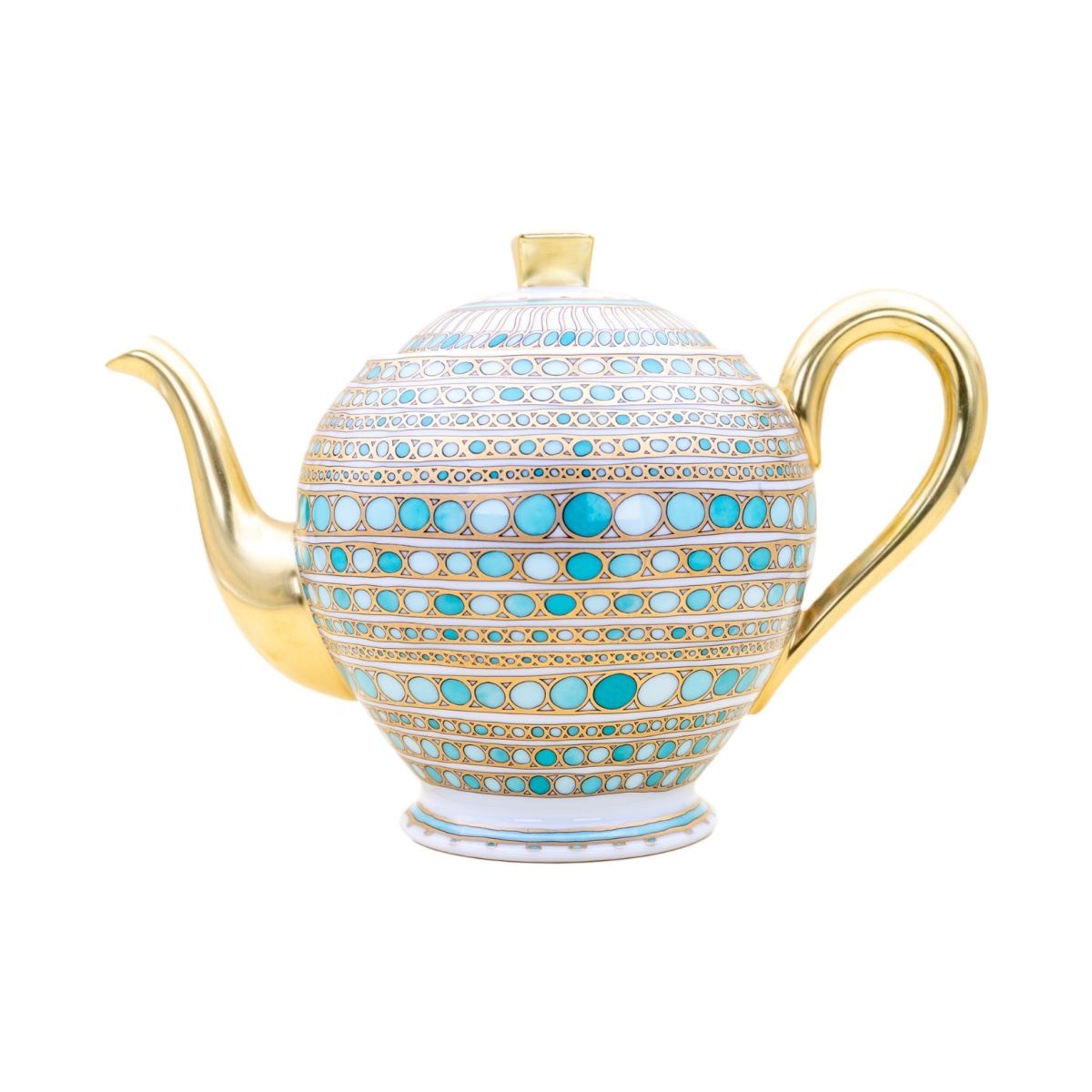 Robert Haviland & C. Parlon, Syracuse Turquoise, Tea pot 12 cups