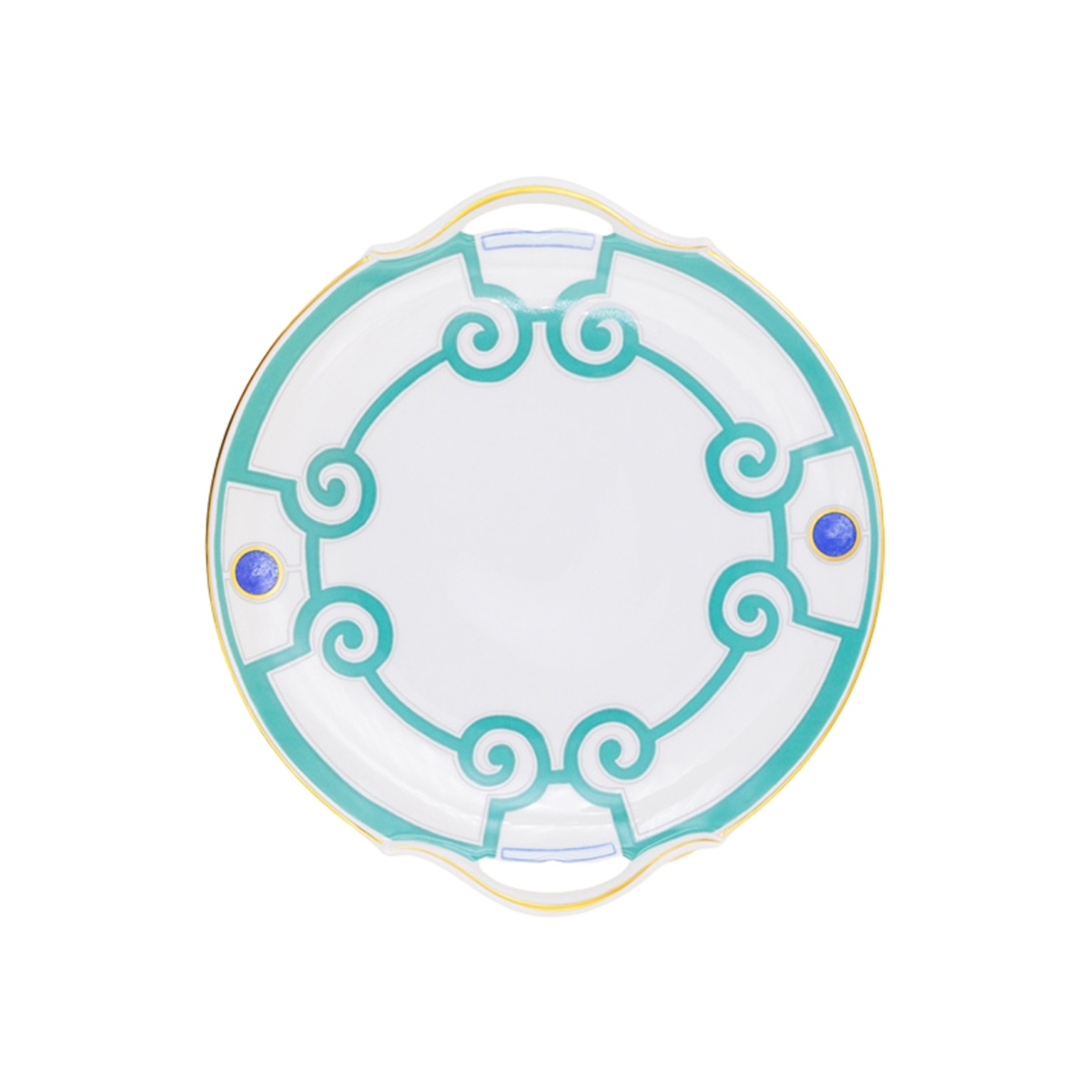 Robert Haviland & C. Parlon, Grand parc, Round cake dish with handle