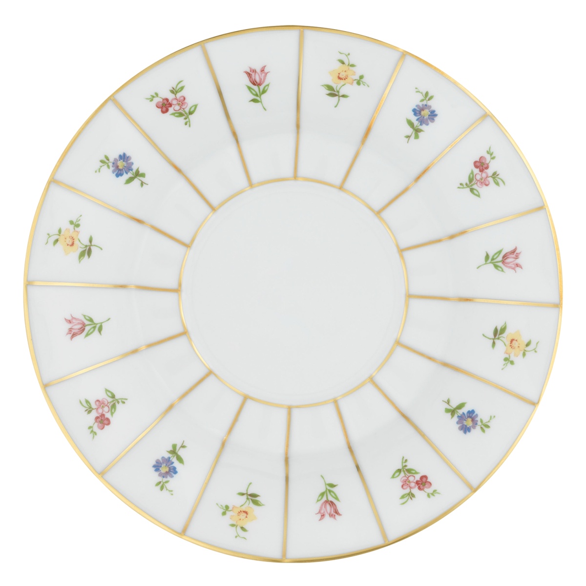 Fürstenberg, Grecque mille fleurs, Soup saucer