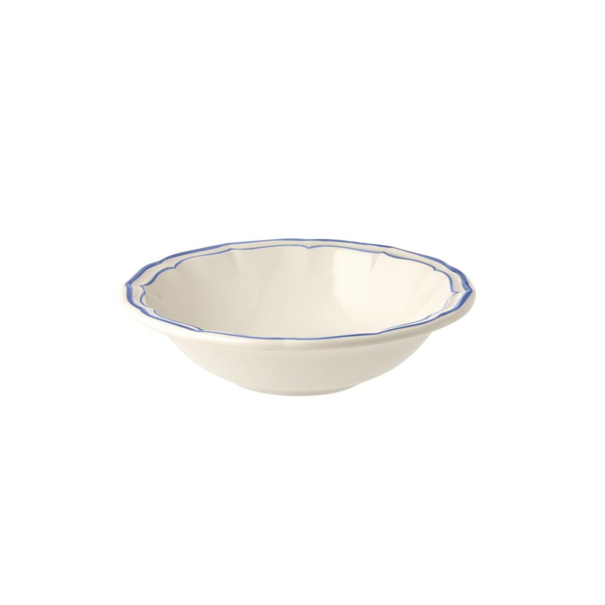 Gien, Filet Bleu, Cereal bowl, set of 4