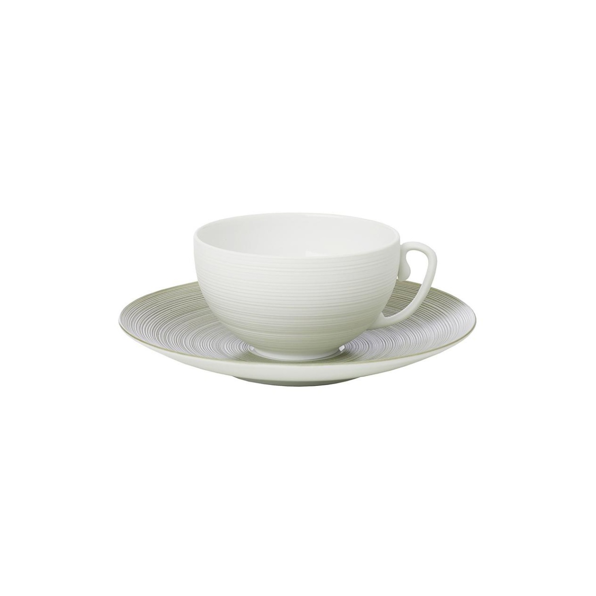 J.L Coquet, Hémisphère Kaki Green, Tea saucer