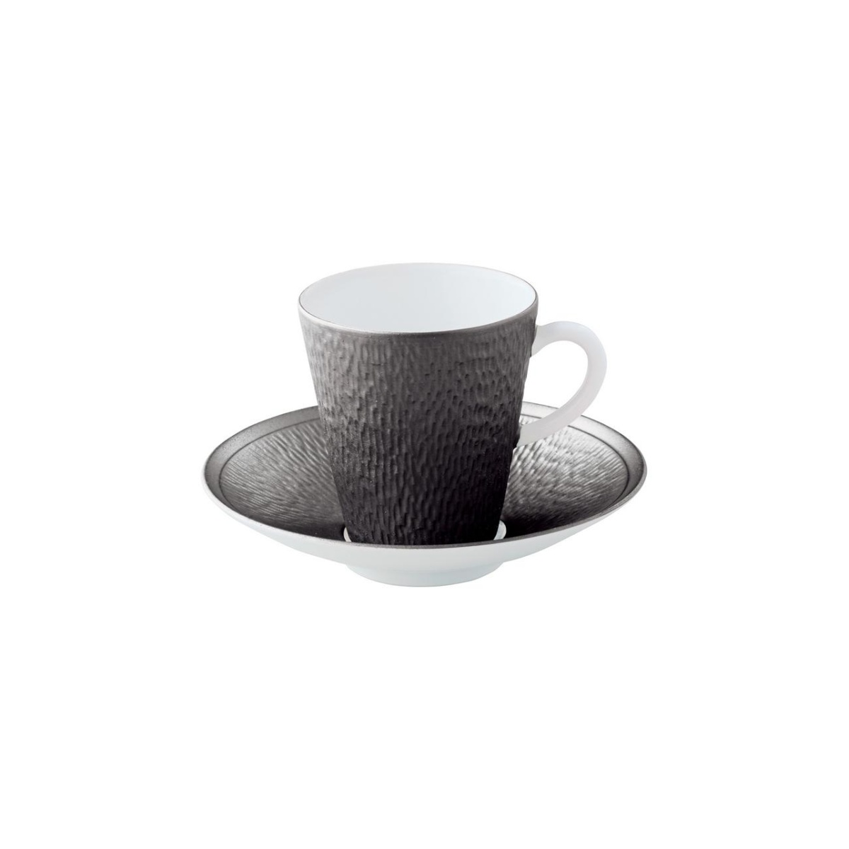 Raynaud, Minéral irisé Dark Grey, Coffee saucer