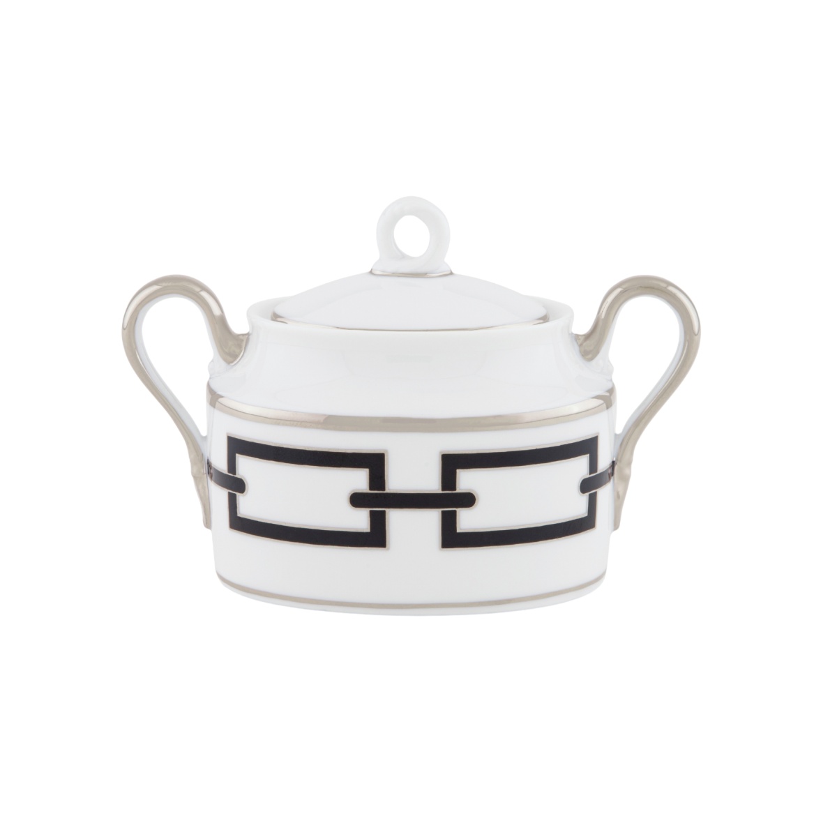 Ginori 1735, Catene Nero, Sugar bowl