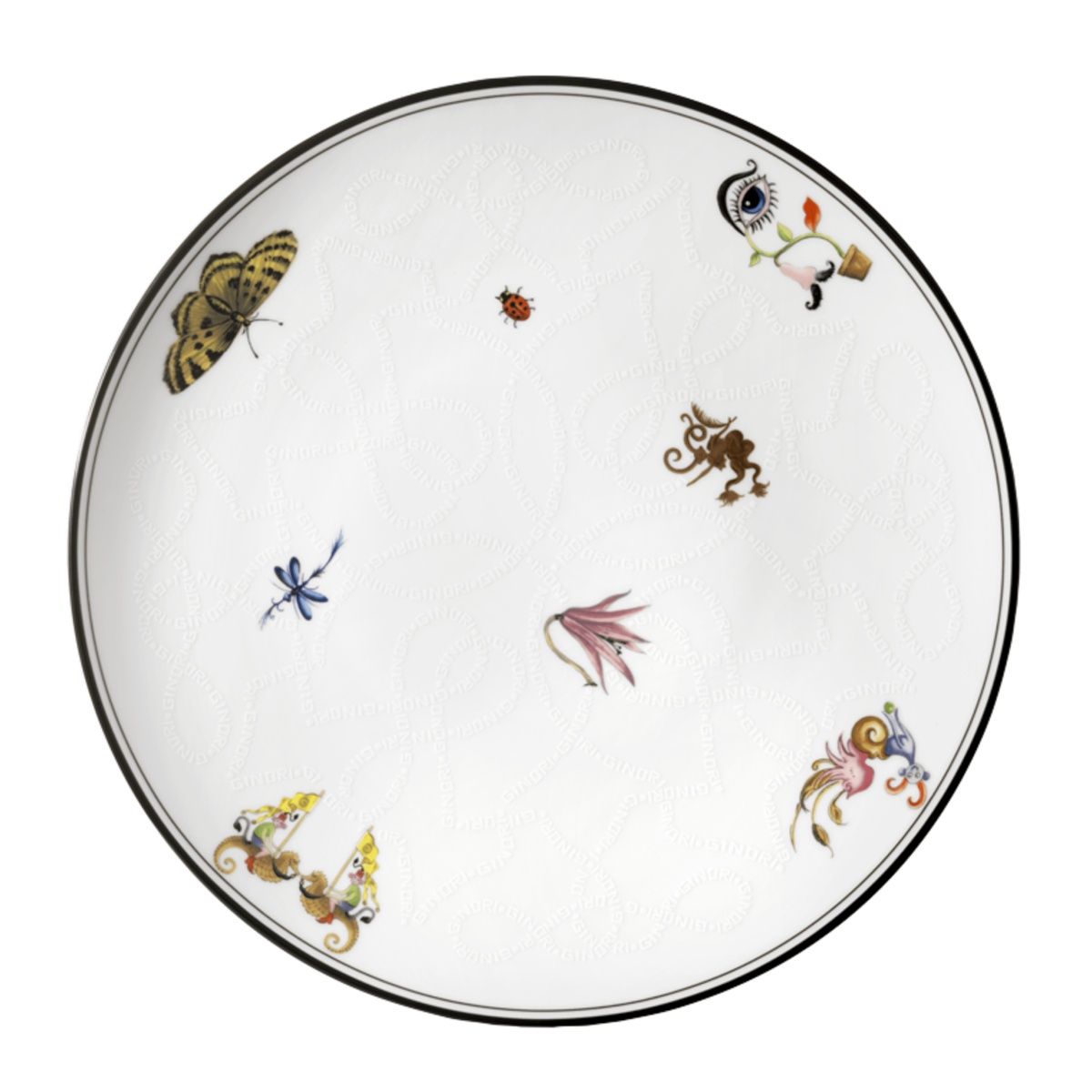 Ginori 1735, Arcadia, Presentation plate white