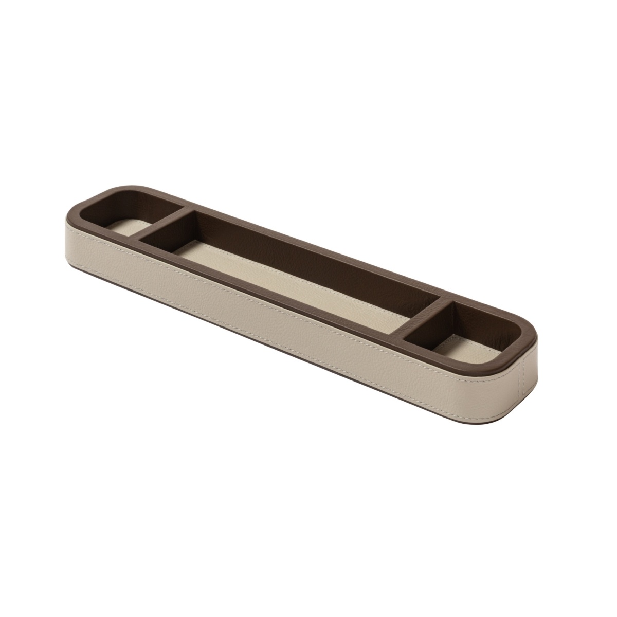 Poltrona Frau, Desk sets, Flat pen holder, grey