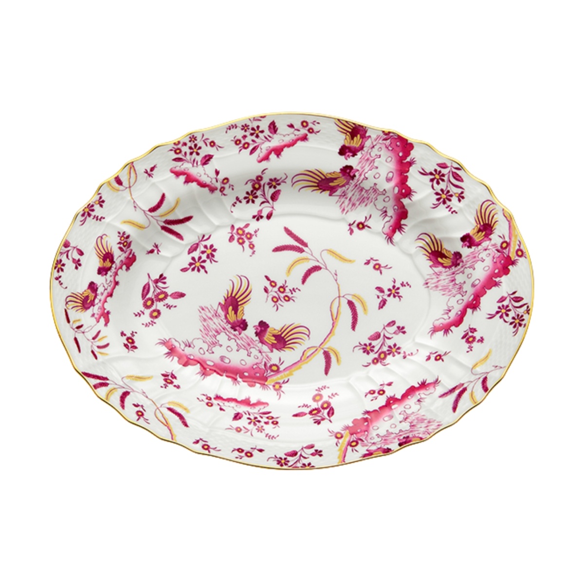 Ginori 1735, Oro Di Doccia, PLATTER MAGENTA