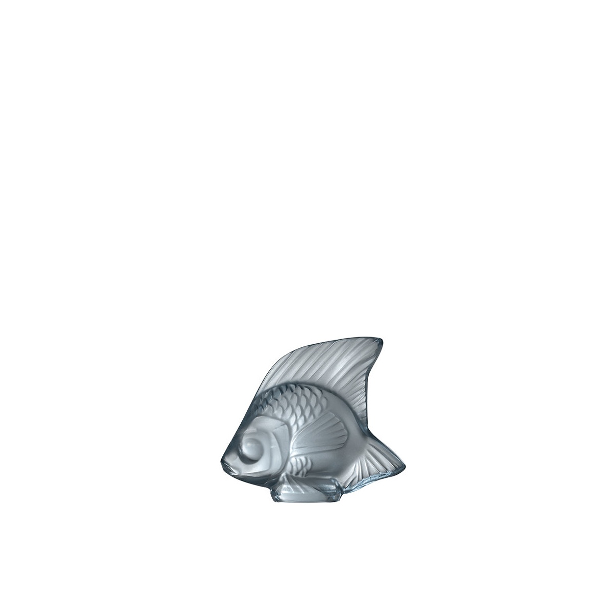 Lalique, Fish sculptures, Fish sculpture, persepolis blue