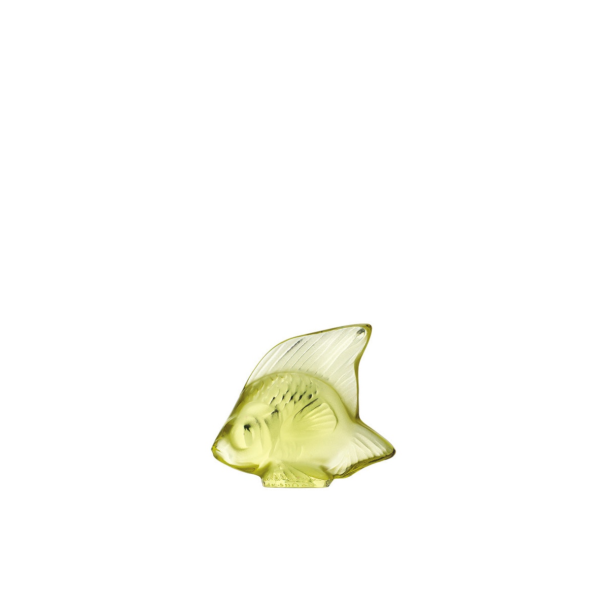 Lalique, Fish sculptures, Fish sculpture, yellow