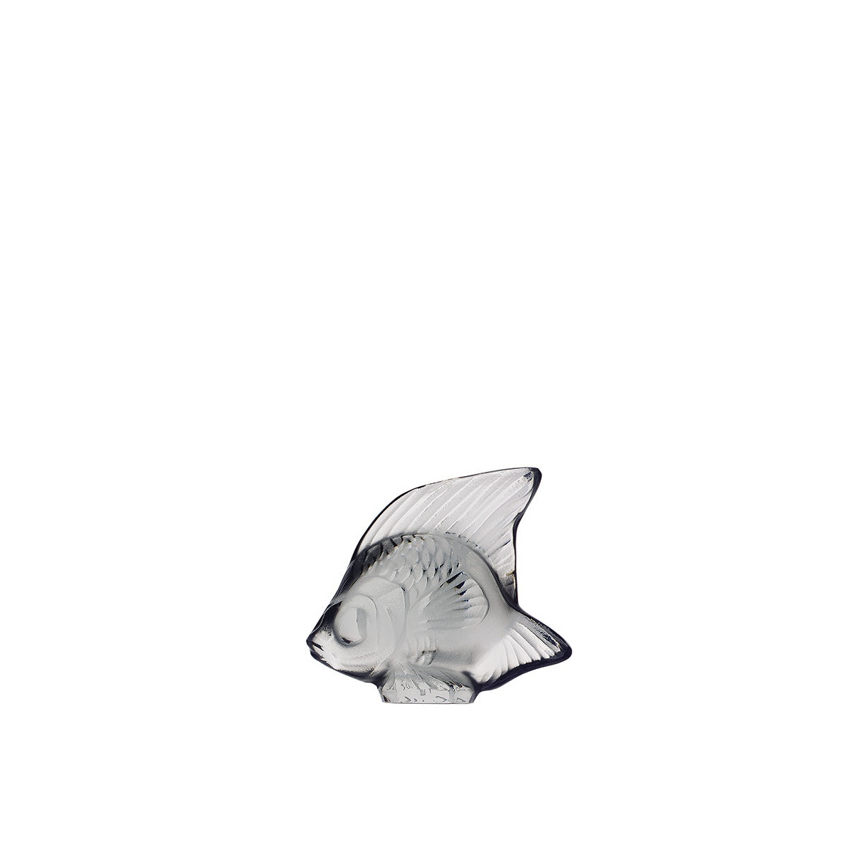 Lalique, Fish sculptures, Fish sculpture, grey