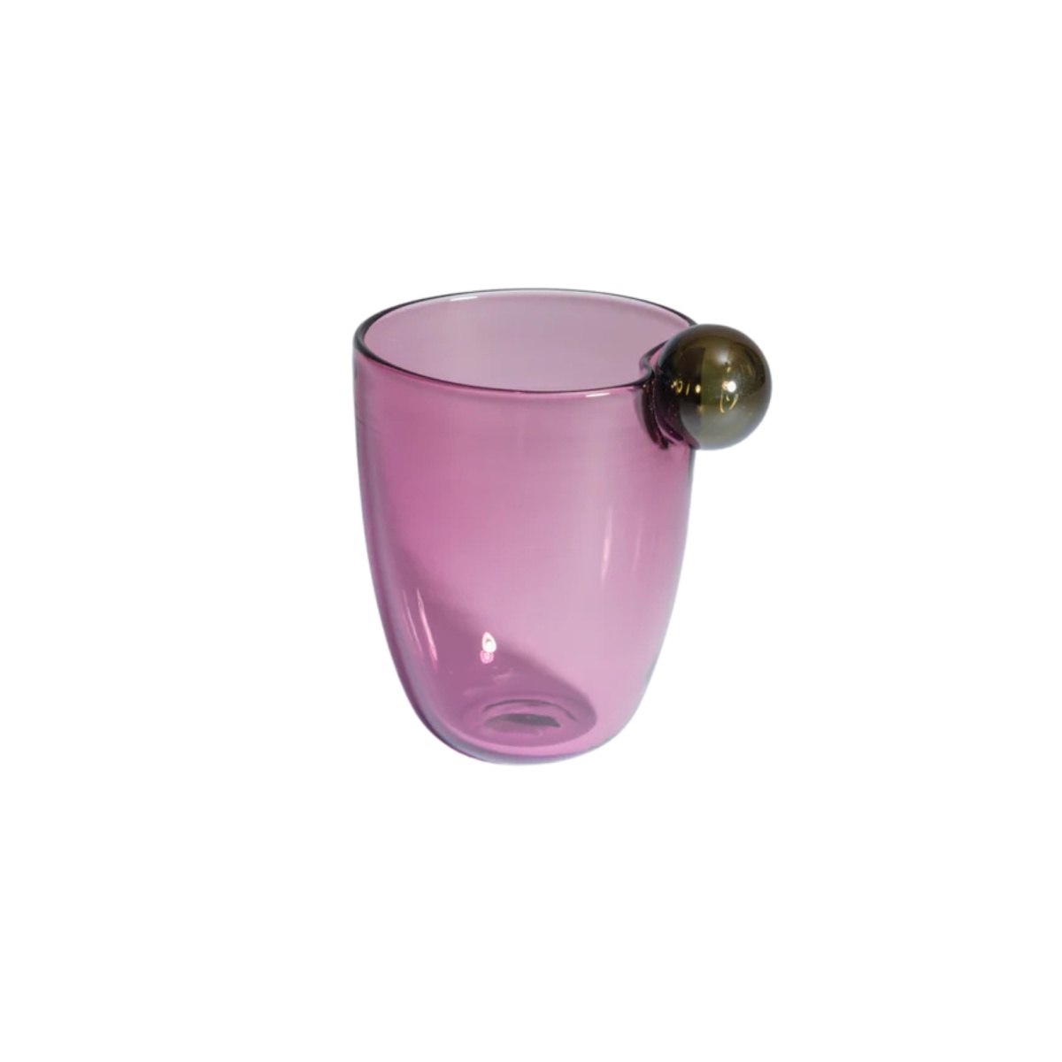 Helle Mardahl, Glasses and cups, Glass with a twist, purple