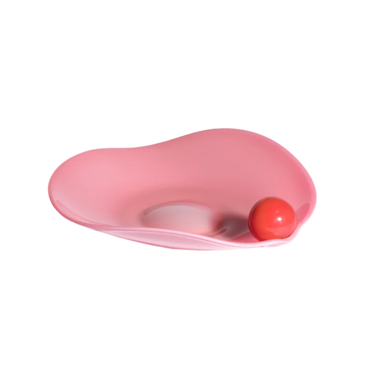Helle Mardahl, Plates and bowls, Bowl with a twist, pink
