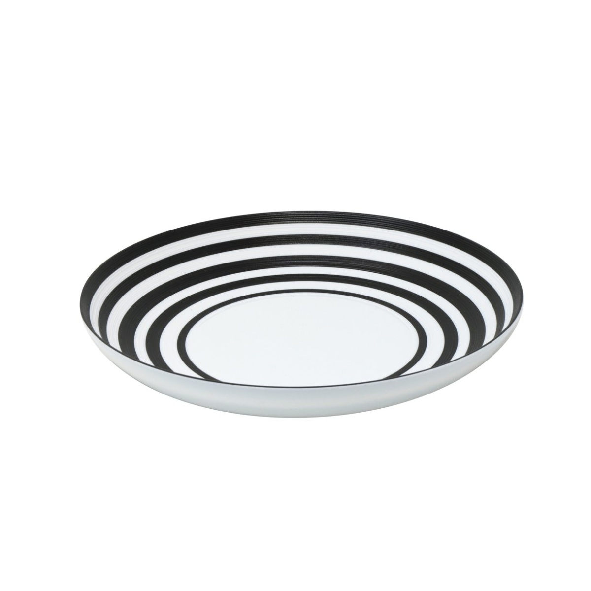 J.L Coquet, Hémisphère Black Bakelite, Pasta plate, medium