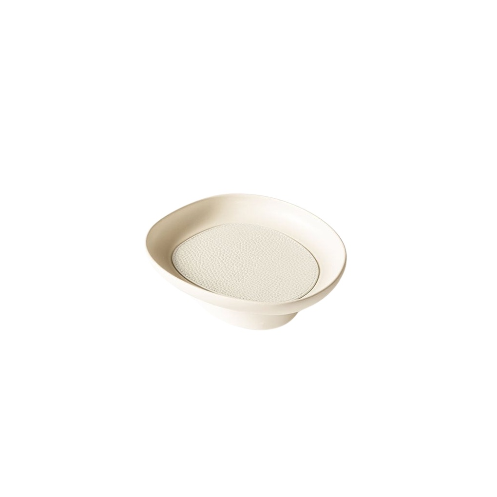 Giobagnara, Maris raised trays by Kelly Wearstler, Small raised tray, ivory