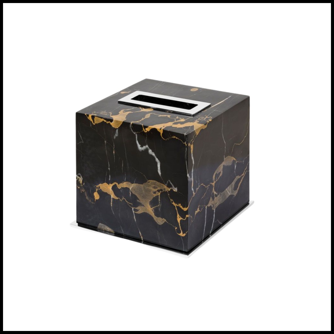 Giobagnara, Positano Marble Bathroom set, Positano Marble Tissue Holder
