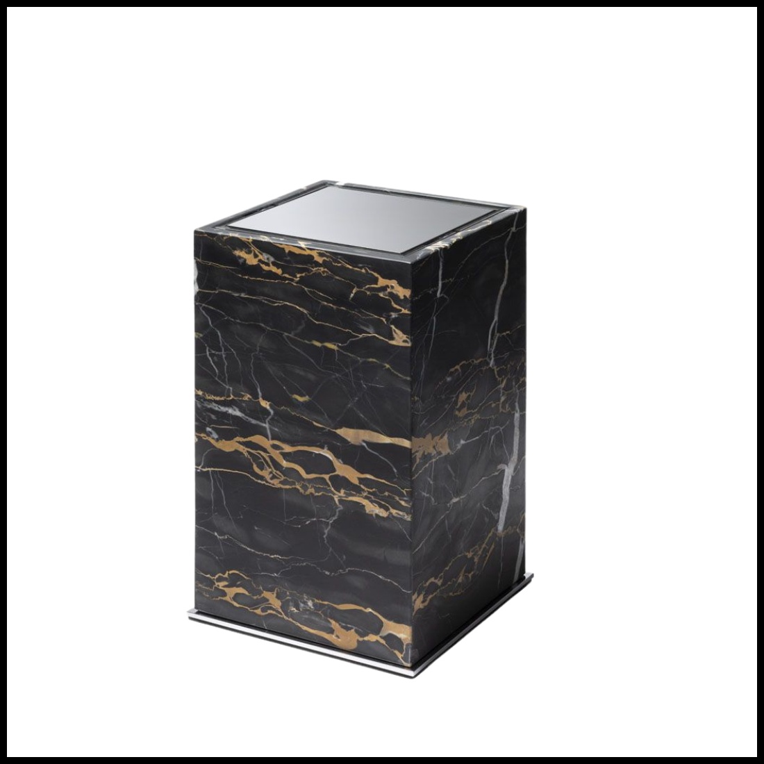 Giobagnara, Positano Marble Bathroom set, Positano Marble Bin