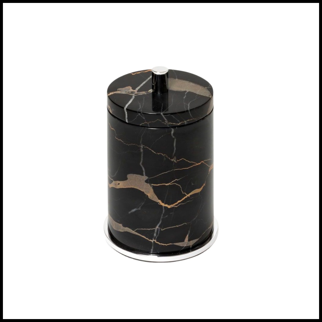 Giobagnara, Positano Marble Bathroom set, POSITANO MARBLE ROUND BOX